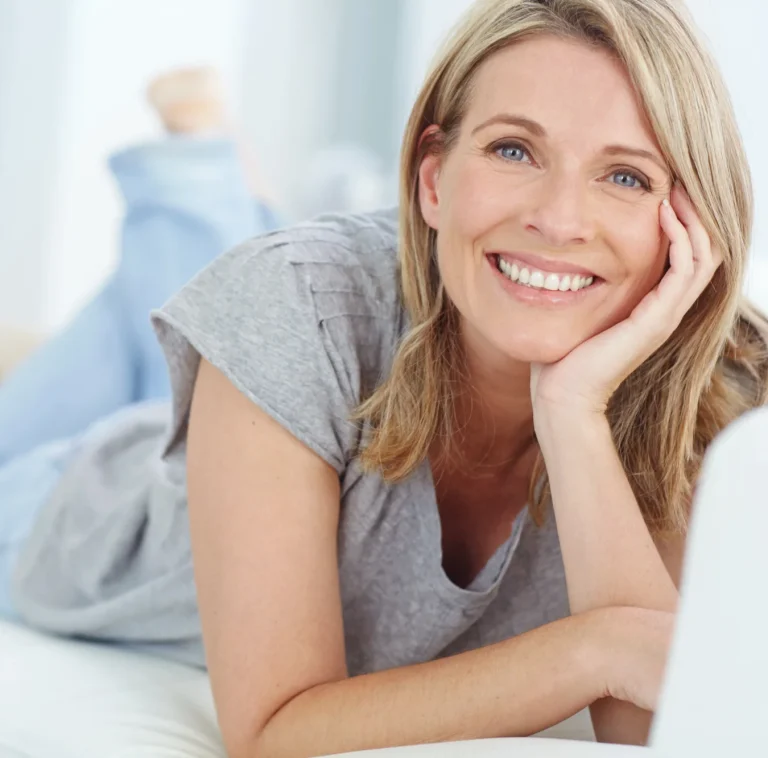 Patient after dental treatment