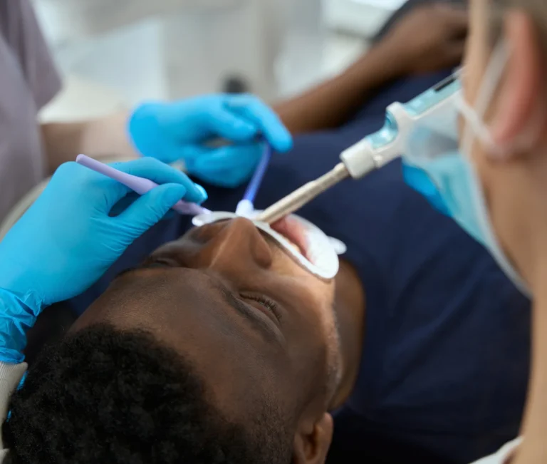 Tooth filling procedure treatment