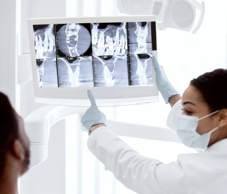 Dental X-ray examination process