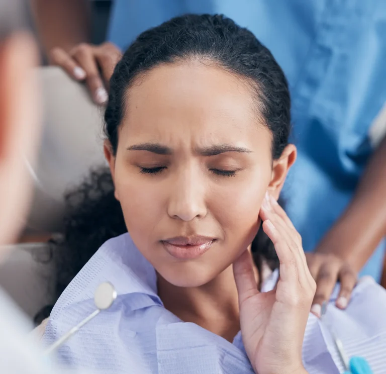 TMJ discomfort symptom